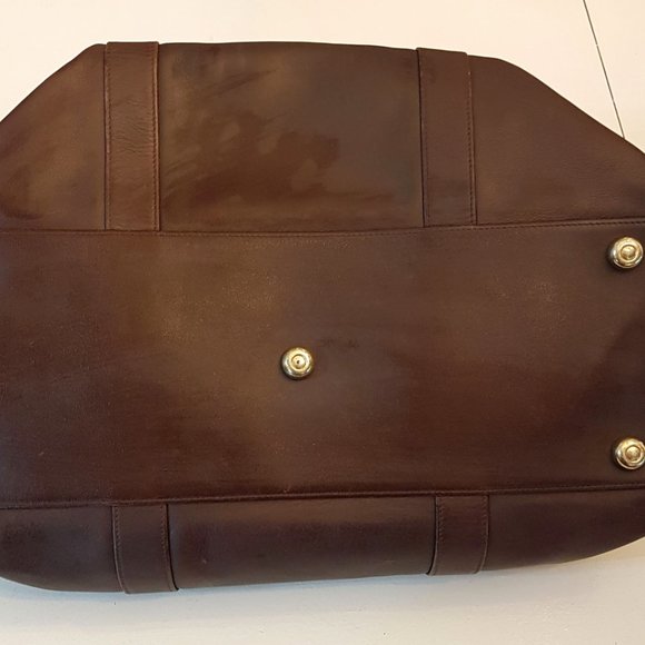 Coach Bags Coach Mens Voyager Duffle Weekender Travel Carry On Cabin Bag Brown Leather